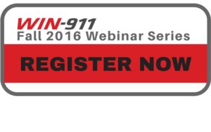 Registration button link to WIN-911 Fall 2016 Webinar Series