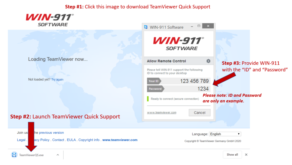 Click to Download TeamViewer Quick Support
